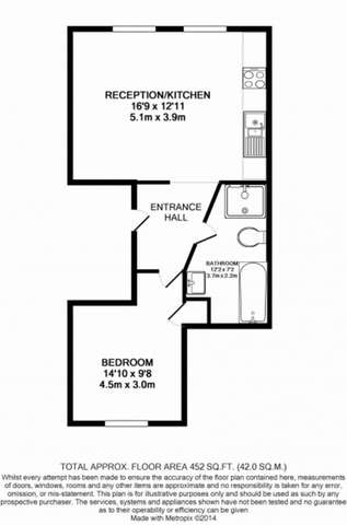 Image of 1 bedroom Apartment to rent in Caledonian Road London N1 at Caledonian Road  Islington, N1 1DU