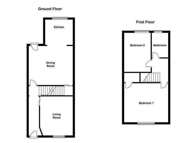  Image of 2 bedroom Terraced house for sale in Dewsbury Road Wakefield WF2 at Wakefield West Yorkshire, WF2 9BZ