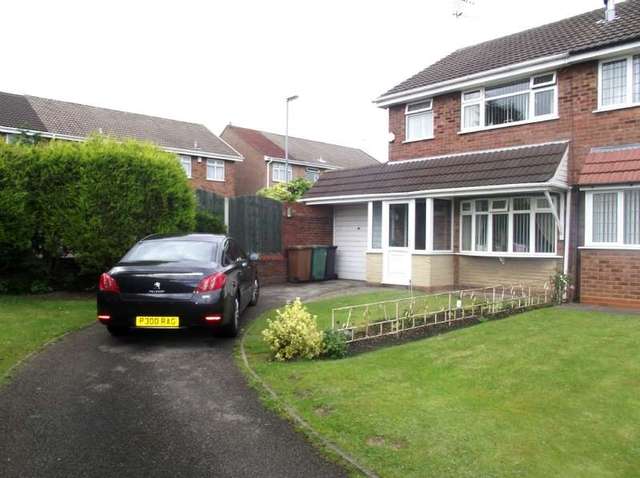  Image of 3 bedroom Semi-Detached house for sale in Dursley Close Willenhall WV12 at Willenhall, WV12 4DD
