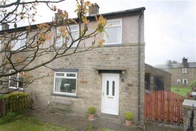  Image of 3 bedroom End of Terrace for sale in Moor Close Avenue Queensbury Bradford BD13 at Queensbury, BD13 2BS