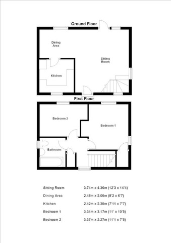  Image of 2 bedroom End of Terrace to rent in Speedwell Close Cherry Hinton Cambridge CB1 at Cherry Hinton, CB1 9YS
