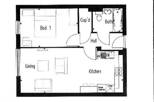  Image of 1 bedroom Property to rent in Stoke Road Slough SL2 at Stoke Road  Slough, SL2 5AH