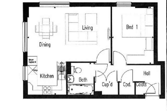  Image of 1 bedroom Property to rent in Stoke Road Slough SL2 at Stoke Road  Slough, SL2 5AH