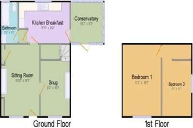  Image of 2 bedroom Detached house to rent in Hall Road Pulham St. Mary Diss IP21 at Diss, IP21 4RF