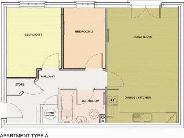  Image of 2 bedroom Flat for sale in Clough Gardens Haslingden Rossendale BB4 at Clough Gardens Haslingden Rossendale, BB4 5AP
