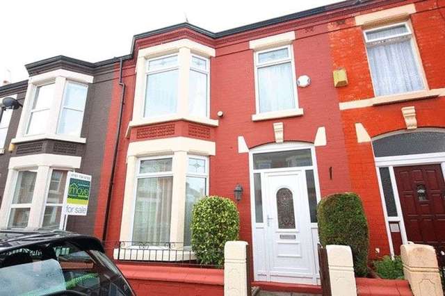  Image of 3 bedroom Terraced house for sale in Dudley Road Mossley Hill Liverpool L18 at Dudley Road  Liverpool, L18 1ET