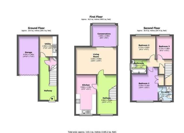 Image of 3 bedroom Terraced house for sale in Goldcrest Avenue Bacup OL13 at Goldcrest Avenue  Bacup, OL13 9PA