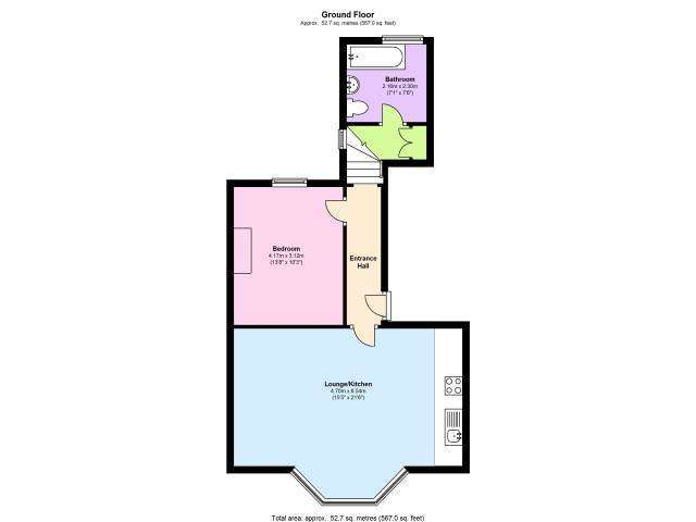  Image of 1 bedroom Flat to rent in Monson Colonnade Monson Road Tunbridge Wells TN1 at Monson Road Tunbridge Wells Royal Tunbridge Wells, TN1 1LY
