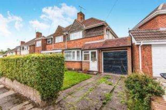  Image of 3 bedroom Semi-Detached house for sale in Park View Road Northfield Birmingham B31 at Birmingham West Midlands Northfield, B31 5AU
