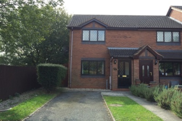  Image of 2 bedroom Terraced house to rent in Cygnet Close Hednesford Cannock WS12 at Cannock, WS12 4RL