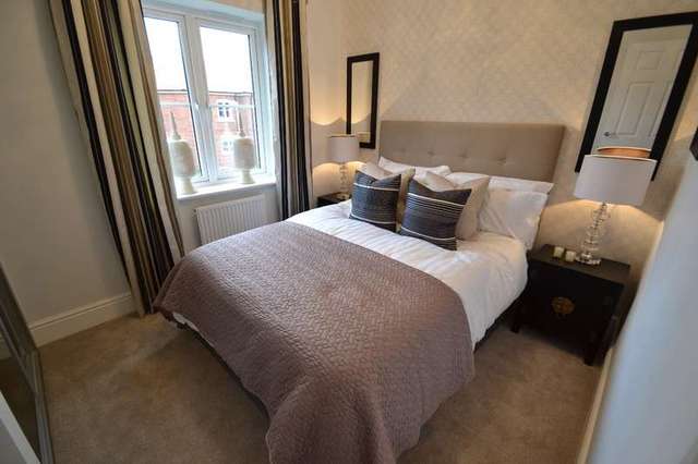  Image of 3 bedroom Terraced house for sale in Hardy Crescent Wimborne BH21 at Waters Edge  Wimborne, BH21 2AR