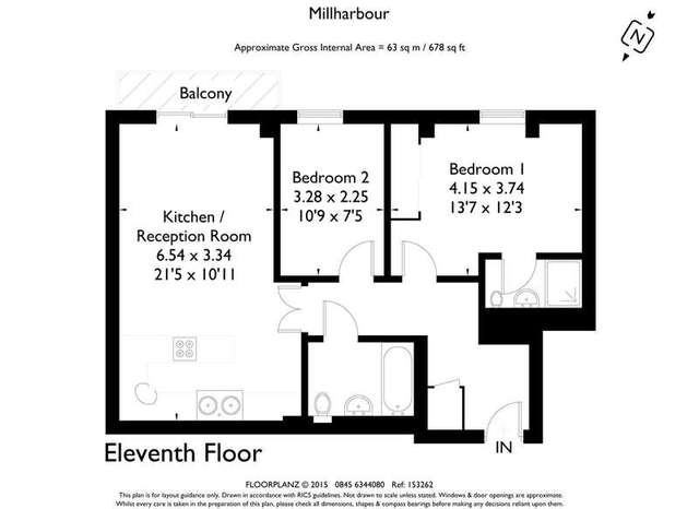  Image of 2 bedroom Flat for sale in Millharbour London E14 at London  South Quay, E14 9ND