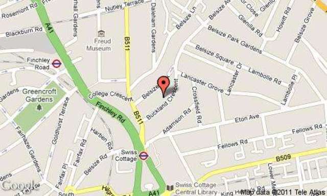  Image of Flat to rent in Buckland Crescent London NW3 at Swiss Cottage London Belsize Park, NW3 5DX