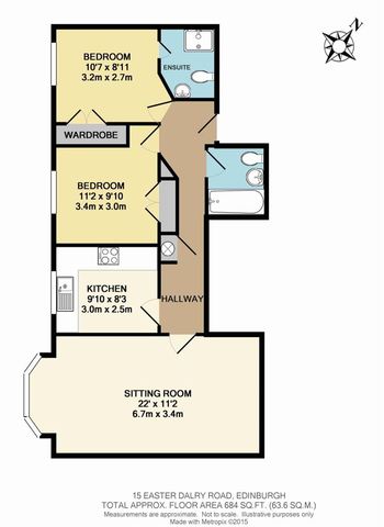  Image of 2 bedroom Flat to rent in Easter Dalry Road Edinburgh EH11 at Haymarket Edinburgh Edinburgh, EH11 2TR