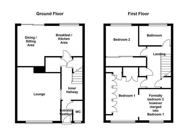  Image of 2 bedroom Semi-Detached house for sale in Old Crown Road Wakefield WF2 at Wakefield West Yorkshire, WF2 8UE