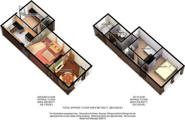  Image of 3 bedroom Terraced house for sale in Station Road Pinhoe Exeter EX1 at Station Road Pinhoe Exeter, EX1 3SA