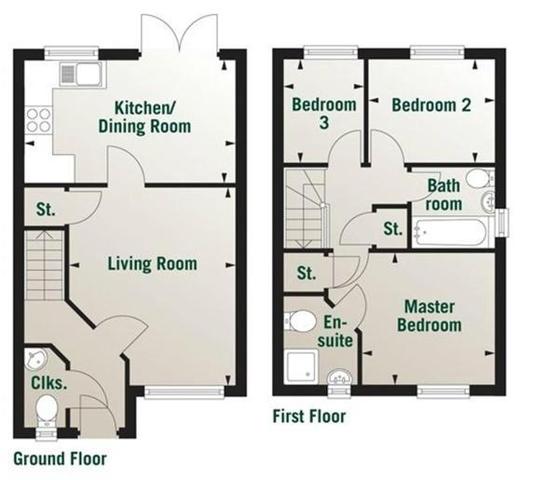  Image of 3 bedroom Terraced house for sale in Callington Road Liskeard PL14 at Trevethan Meadows, Liskeard, Cornwall