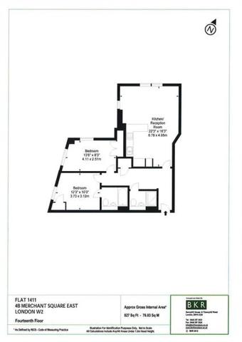  Image of 2 bedroom Flat to rent in Merchant Square East London W2 at 4B MERCHANT SQUARE EAST, PADDINGTON W2