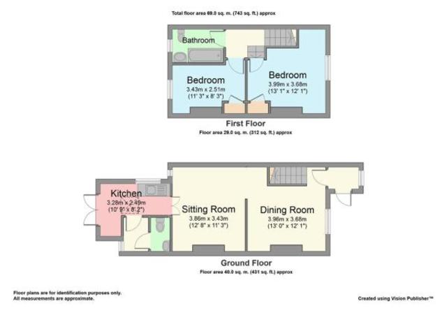 Image of 2 bedroom Cottage for sale in Chapel Row Tremar Coombe Liskeard PL14 at Chapel Row, Tremar Coombe, Liskeard, Cornwall