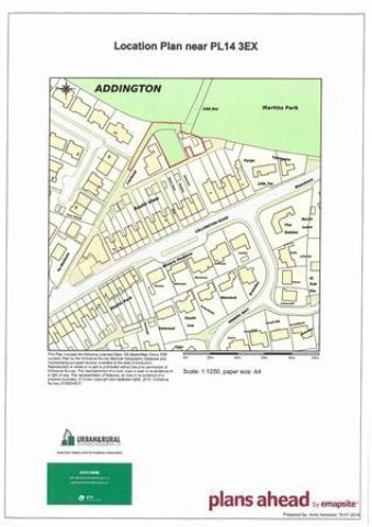  Image of Land for sale in South View Liskeard PL14 at South View, Liskeard, Cornwall