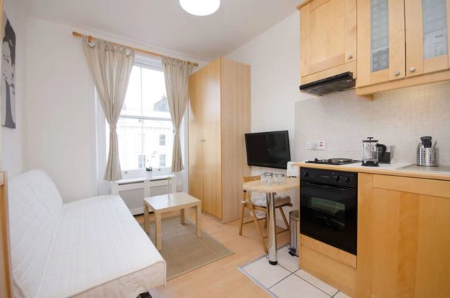  Image of Studio flat to rent in Belgrave Road London SW1V at Belgrave Road, Pimlico, SW1V