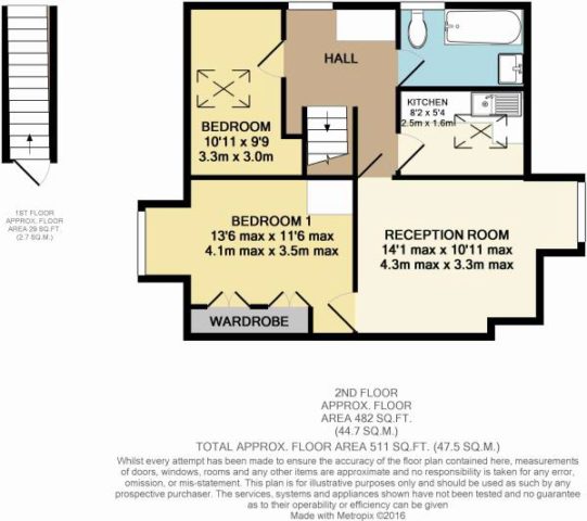  Image of 2 bedroom Flat for sale in Blenheim Park Road South Croydon CR2 at Blenheim Park Road, South Croydon