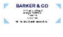 Logo of Barker and Co.